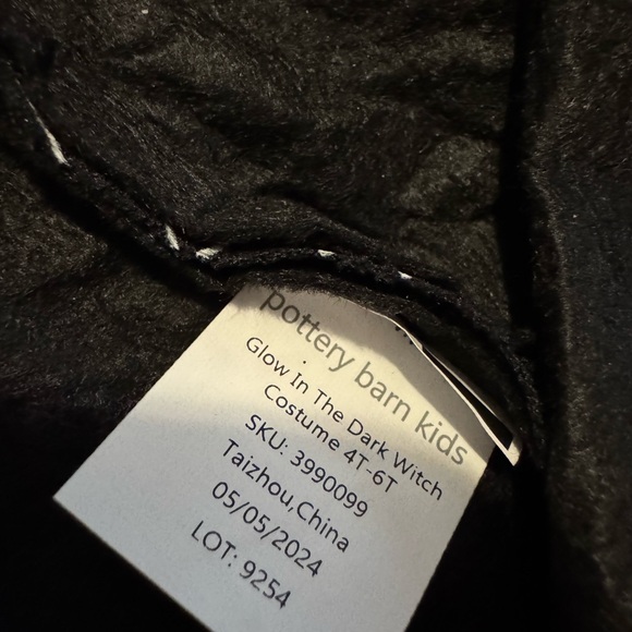 Pottery Barn Kids Glow in the Dark Spider Witch Costume - Picture 4 of 7